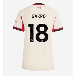 Liverpool Cody Gakpo #18 Bortatröja Kvinnor 2025-26 Kortärmad